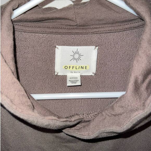 Aerie Offline Collection oversized pullover hoodie size XS - Picture 3 of 5